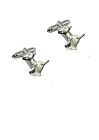 FT363 Baby Pterodactyl Dino  English Pewter Cufflinks Handmade in Sheffield suit