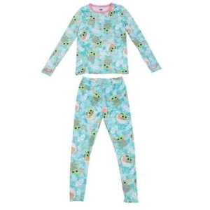 Cuddl Duds Lightweight Girls Grogu Mandalorian Star Wars Two Piece Set xs 4-5 - Picture 1 of 1