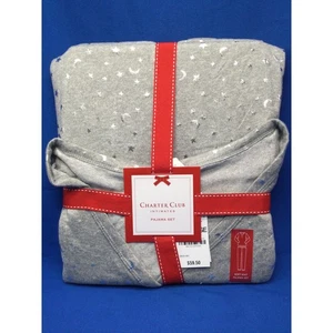 Macys Charter Club Langarm Pyjama Set Damen XXLarge Neu - Bild 1 von 6