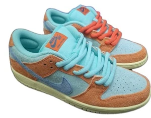 Nike Dunk SB Low Pro Orange Emerald Rise Men’s Size 8.5 Woman’s Size 10 - Picture 1 of 6