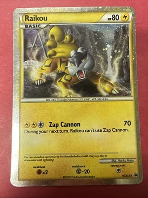 Raikou - HGSS19 - Black Star Promo - Pokémon TCG - HP - - Image 1 of 4