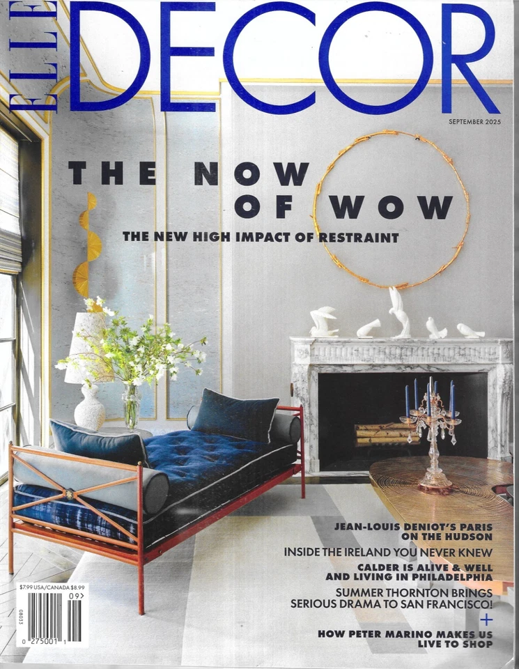 Elle Decor Magazine Manhattan Townhouse Calder Garden House of Dior 2025 - Image 1 of 4