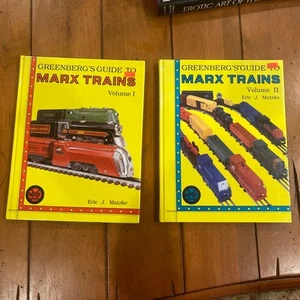 Greenberg's Guide to MARX Trains Volume 1 & 2 Eric Matzke Lot Toy Guides - Picture 1 of 16