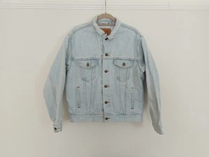 Levis Vintage 1995 Stone Wash Denim Jacket Trucker Women’s Size Medium  - Picture 1 of 8