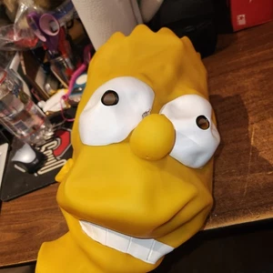 2015 FOX Disguise Bart Simpson Head Adult Rubber Halloween Mask Collectible  - Picture 1 of 8