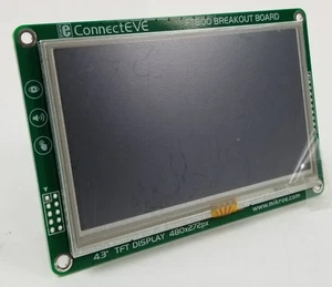 Scheda breakout MIKROE-1429 ConnectEVE FT800 NUOVA - Foto 1 di 9