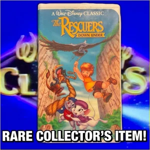 The Rescuers Down Under (VHS, 1991) RARE Disney Collectible Item! -TESTED- - Picture 1 of 5