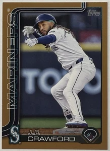 2025 Topps Serie 1 Oro/2025 J.P. Crawford Seattle Mariners #298 - Imagen 1 de 2