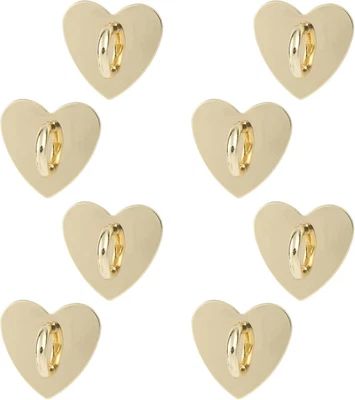 Heart Phone Ring Holders Adhesive Finger Grip Stand Smartphones & Tablets 8-Pack - Image 1 of 4