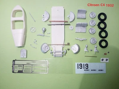 1-43 Citroen C4/B14 1,5/4cyl Le Mans '32 #19 Resin metal kit Automodellista.it - Immagine 1 di 4