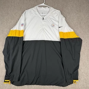 Nike Pittsburgh Steelers Jacket SZ 3XL - Wind Breaker On Field - Picture 1 of 19