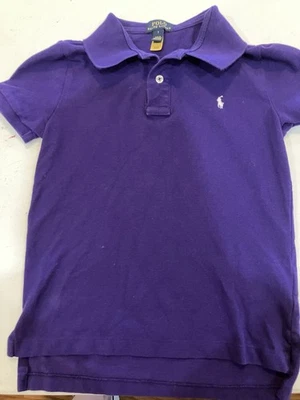 Polo Ralph Lauren niños manga corta con pony blanco.  Usado en excelente estado Foto 1 de 4