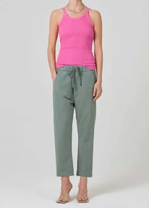 Citizens Of Humanity Womens Medium Pony Pull On Pants Cotton Green - Picture 1 of 7