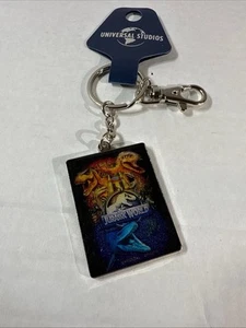 Universal Studios Jurassic World Park Keychain + Clip Movie Poster Style New - Bild 1 von 4