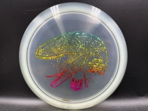 Discraft LE Paul Ulibarri Cryztal Raptor Head Clear Rainbow Holo Flipfoil Stamp - Picture 1 of 6