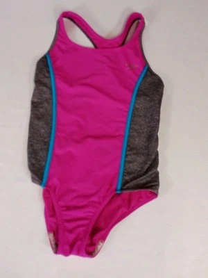 Kids Speedo Pink One Piece Bathing Suit Size 12 - Image 1 of 4