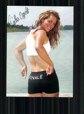 Britta Oppelt Autogrammkarte Originial Signiert Rudern + A 247064 - Bild 1 von 2