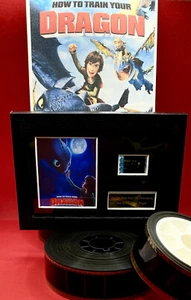 How To Train Your Dragon - 2010 - 6" x 4" Mounted 35mm Film Cell Display Framed - Picture 1 of 17