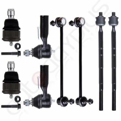 2005-2009 Fits Ford Escape Steering 8x Front Ball Joints Tie Rods Sway Bars Set - Image 1 of 4