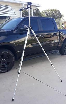 Vintage Elevator Husky T.V by Quick-Set Inc 80'' Tall Camera Tripod Heavy Duty - Image 1 of 4