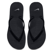 black nike flip flops womens