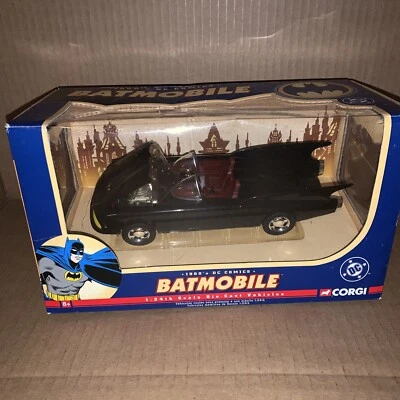 Corgi Batman / Batmobile 1960's DC Comics 1:24 Scale NEW Minor box Wear - Image 1 of 4