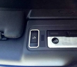 D Chrom Rahmen für Schalter SOS / BMW E63 E64 - Edelstahl poliert - Bild 1 von 3