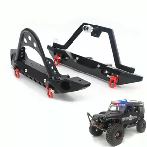 Parachoques delanteros y traseros metálicos de simulación de radiocontrol 1/10 para TRX4 SCX10 90046 - Imagen 1 de 10