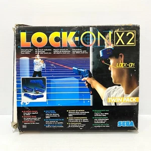 SEGA Lock-On X2 Twin Pack – Vintage Laser Tag Game – Complete in Box - Picture 1 of 11