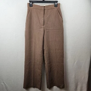 Abercrombie & Fitch Pants Woman’s Size 27/4 Brown High Rise Wide Leg NWT - Picture 1 of 8