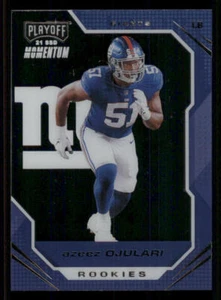 2021 Panini Chronicles Playoff Momentum Rookies #40 Azeez Ojulari - Picture 1 of 2