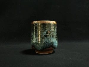 Q0461 / Cerámica / Taza de té YUNOMI / Japonés Vintage - Imagen 1 de 10
