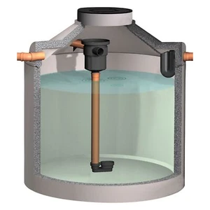 Betonzisterne inkl. Korbfilter-Set Inox (für PLZ 00-19 | 26-28 | 32-79 | 98-99) - Bild 1 von 4