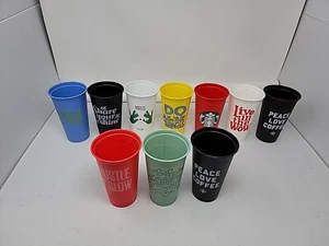 Starbucks Coffee Reusable Hot Cups 2014 2013 2012 16 oz 10 Stück *ohne Deckel* - Bild 1 von 24