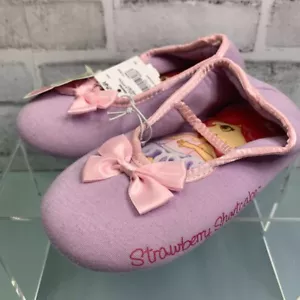 Zapatillas sin cordones Strawberry Shortcake infantiles niñas talla 12 - Imagen 1 de 6