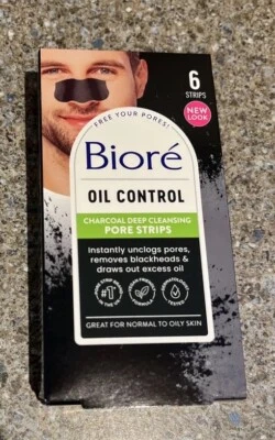 4 X Boxes New Biore Charcoal Deep Cleansing Pore Strips. Includes 24 Strips - Image 1 of 4