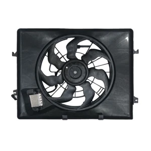 DUAL RADIATOR AND CONDENSER FAN FOR HYUNDAI KIA OPTIMA SONATA 2013 2014 - Picture 1 of 2