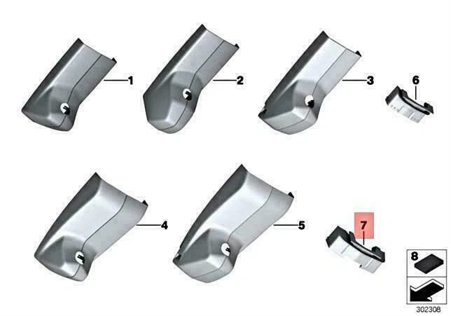 BMW ALPINA HYBRID 7L B7 B7L B7LX B7X F01 F02 CABLE DUCT 51169268716 - Image 1 of 1