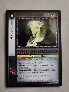 DECIPHER LOTR REFLECTIONS RING OF RANCOR ARTIFACT 9R44 FOIL CARD - Picture 1 of 2