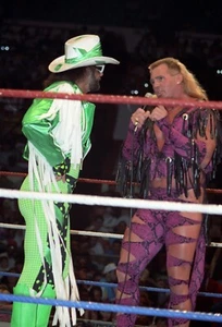 RANDY SAVAGE & BRUTUS BEEFCAKE VINTAGE 8x10 FARBFOTO ROH ECW WWF NXT AEW WWE - Bild 1 von 1