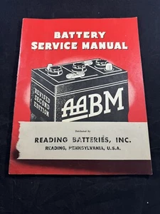 Reading Pennsylvania 1946 manual de servicio de batería original - Imagen 1 de 15