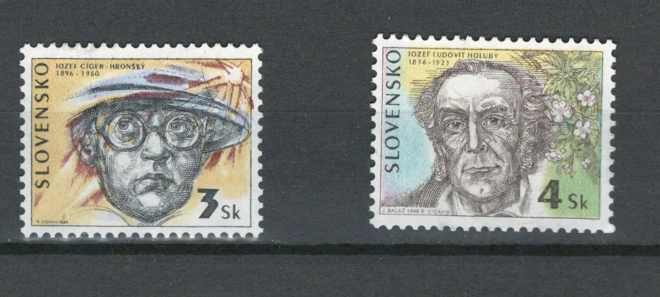 SLOVAKIA Europe FAMOUS PEOPLE COMMEMORATIVE MODERN STAMPS LOT (CZESKO 921) - Image 1 of 1