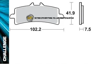 FOR TRIUMPH SPEED TRIPLE R 1050 2013 13 FRONT SINTERED BRAKE PADS BRAKING METAL - Picture 1 of 1