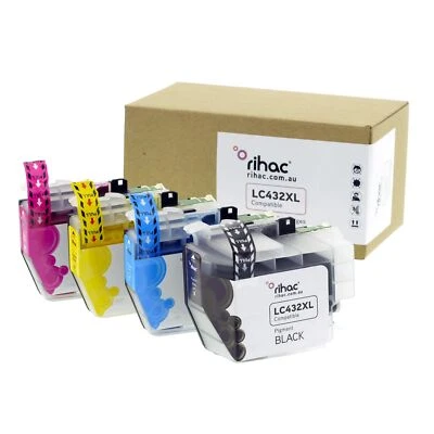 Brother LC432XL Compatible Pigment Ink Cartridge Set MFC-J5340DW 5740DW LC-432 - Image 1 of 4