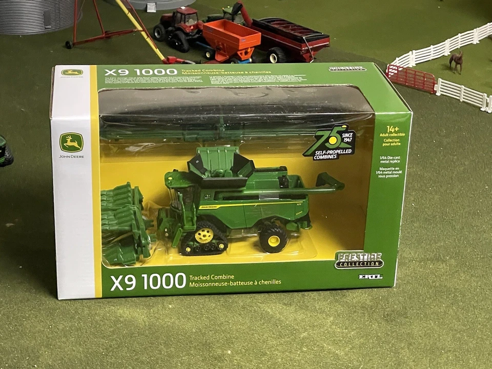 1/64 ERTL John Deere X9 1000 75th Anniversary Tracked Combine - Just Released FS - Image 1 of 4