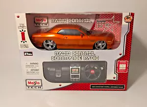 Maisto Tech 2006 Dodge Challenger Concept orange radio control RC car 27 MHz NEW - Picture 1 of 6