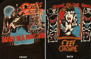 2 SIDES 80's Diary of A Madman Shirt Black Unisex S-5XL - Picture 1 of 4
