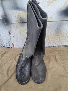 Botas de campo de lona soviéticas rusas talla 40 (255) US7 - Imagen 1 de 15