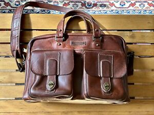 Coronado Russet Leather Briefcase #200 - Horween Leather