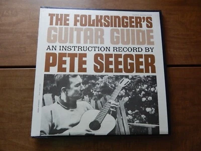 LP-PETE SEEGER-Folksinger's Guitar Guide-1956-Instruction Record-Use of Capo etc - Image 1 of 4